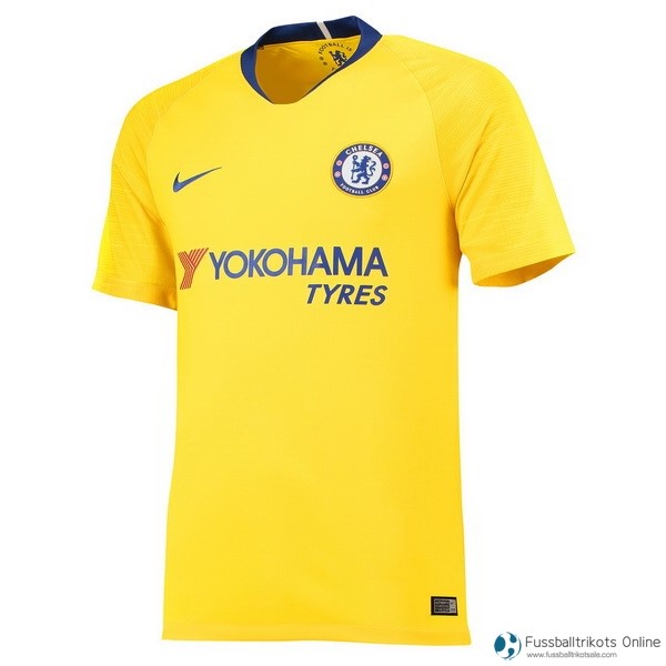 Chelsea Trikot Auswarts 2018-19 Gelb Fussballtrikots Günstig